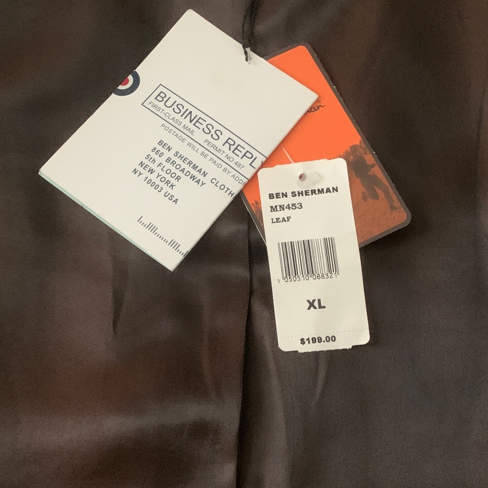 Ben Sherman Tan Checkered Blazer - Picture 6 of 11